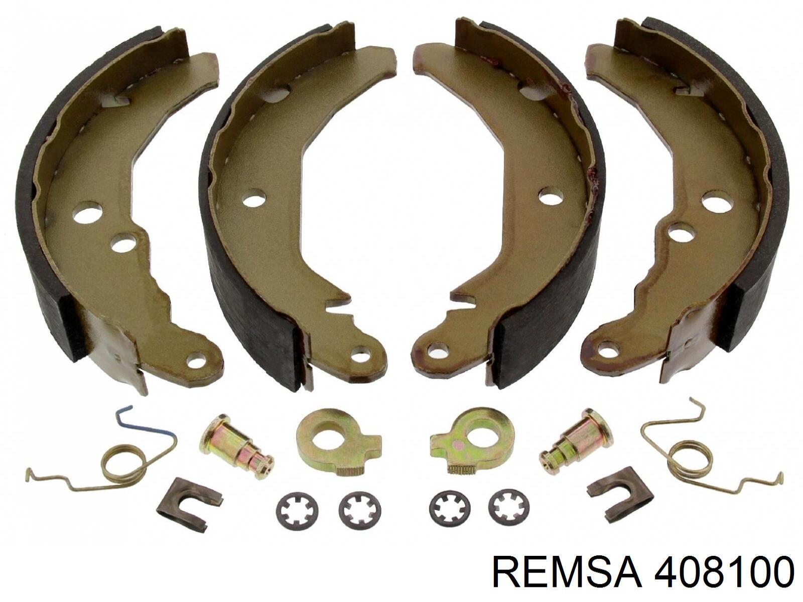 408100 Remsa zapatas de frenos de tambor traseras