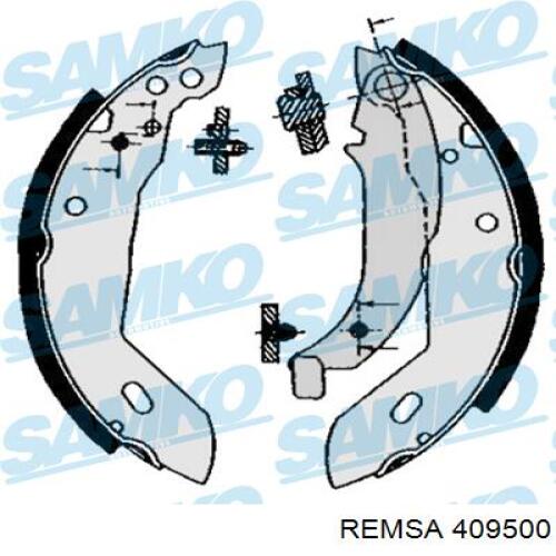 409500 Remsa zapatas de frenos de tambor traseras