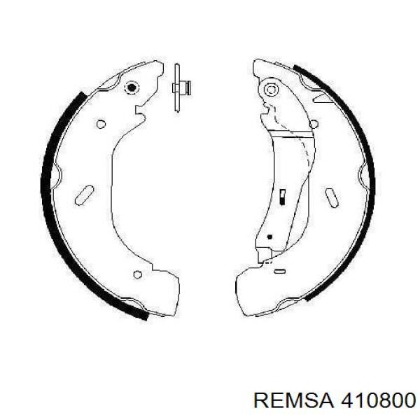 410800 Remsa zapatas de frenos de tambor traseras