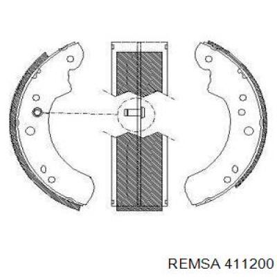 Zapatas de freno de tambor traseras Remsa 411200 precio, desde 53,58 EUR