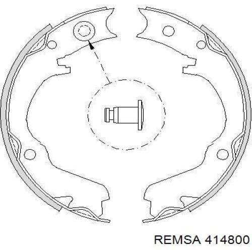 Zapatas de freno de mano Remsa 414800 precio, desde 41,65 EUR