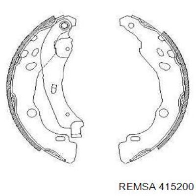 Zapatas de freno 415200 Remsa