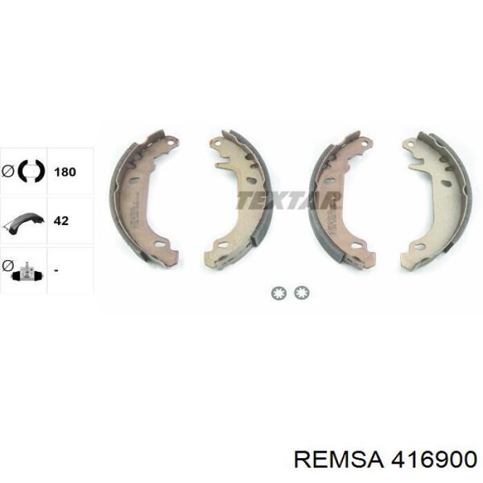 Zapatas de freno de tambor traseras Remsa 416900 precio, desde 24,76 EUR