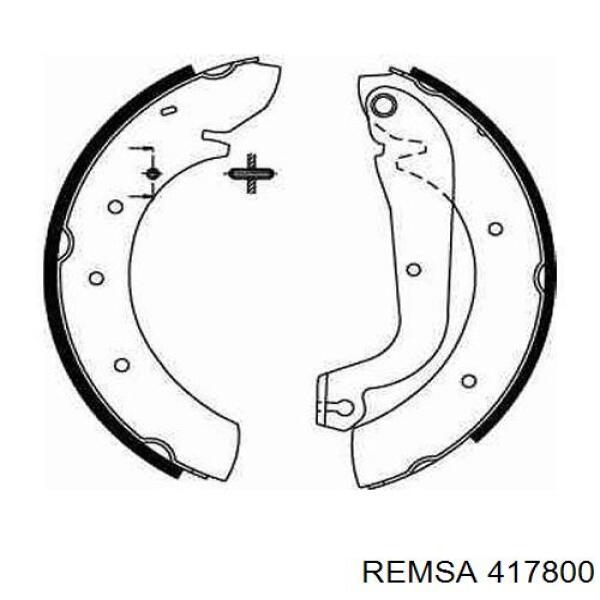 417800 Remsa zapatas de frenos de tambor traseras