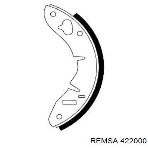 RTGBS6O17 Rover zapatas de frenos de tambor traseras