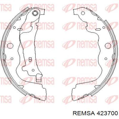 Zapatas de freno traseras Remsa 423700