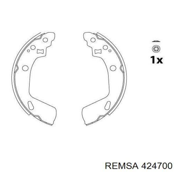 Zapatas de freno de tambor traseras Remsa 424700 precio, desde 23,93 EUR