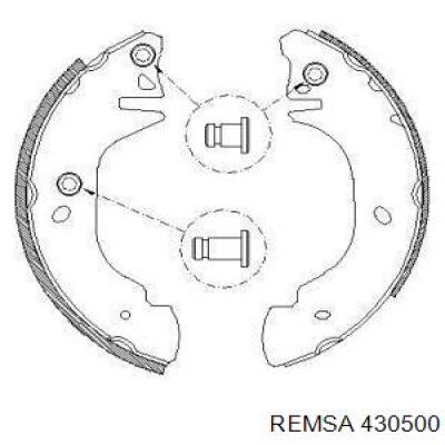 Comprar 430500 Remsa Zapatas de freno