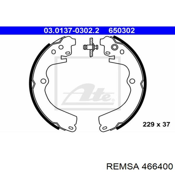 725193270 Subaru zapatas de frenos de tambor traseras