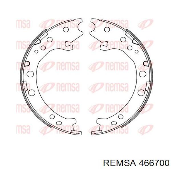 4667.00 Remsa juego de zapatas de frenos, freno de estacionamiento