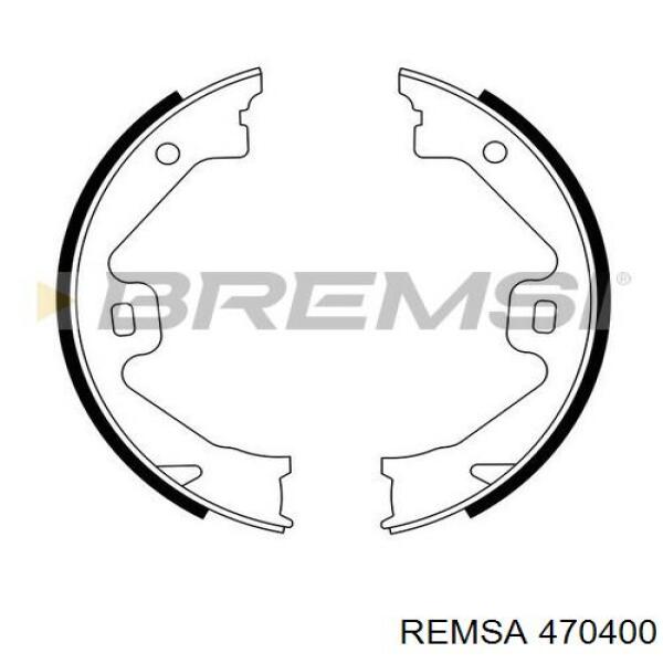 4704.00 Remsa juego de zapatas de frenos, freno de estacionamiento