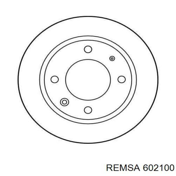 602100 Remsa disco de freno trasero