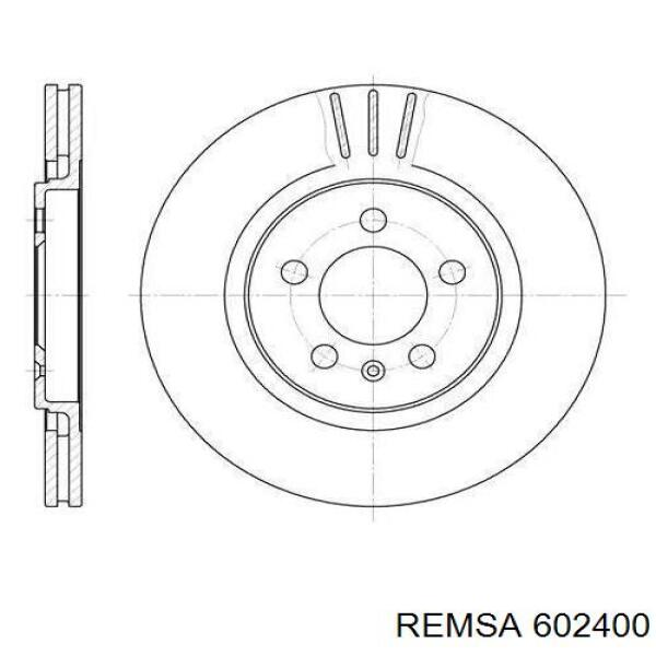 Disco de freno trasero Remsa 602400 precio, desde 32,35 EUR