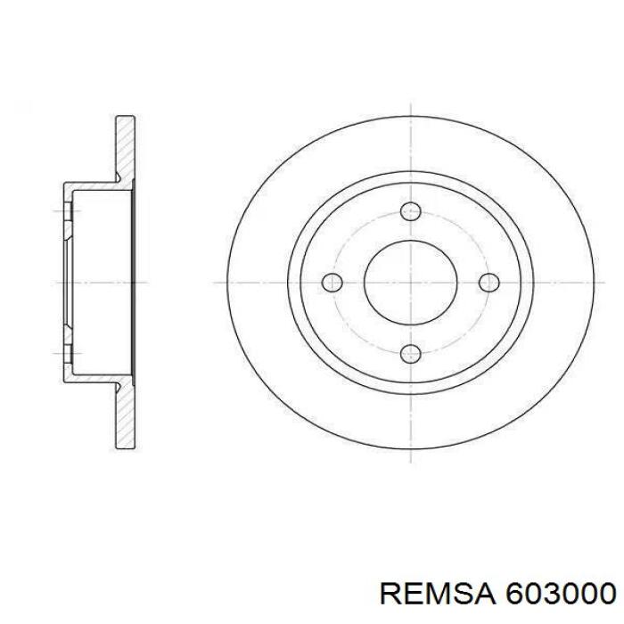 Freno de disco delantero Seat 600