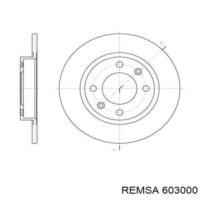 Freno de disco delantero Seat 600