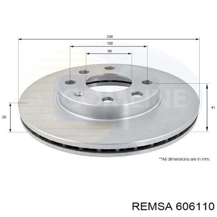 Freno de disco delantero Opel Astra 51, 52, F35, M35