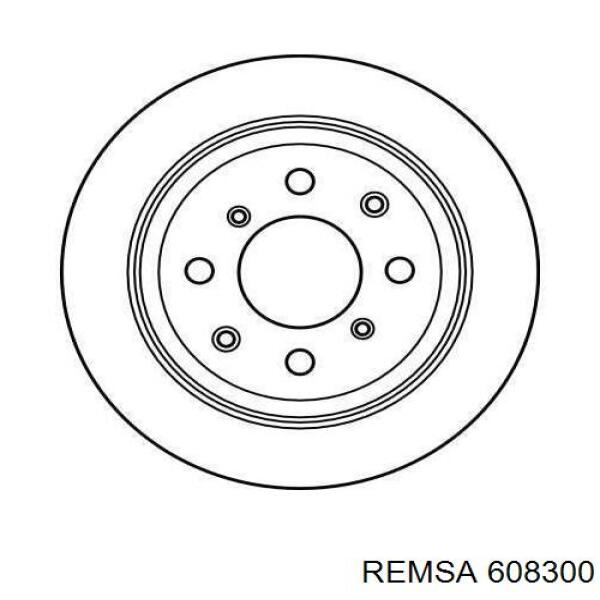 6083.00 Remsa disco de freno trasero