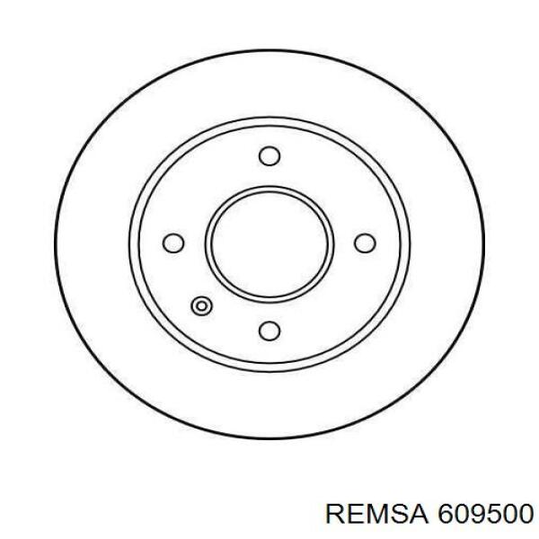 609500 Remsa disco de freno delantero