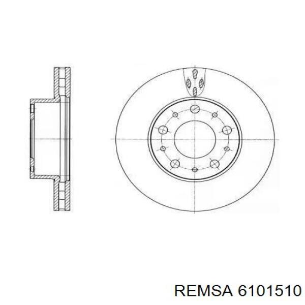 Comprar 6101510 Remsa Freno de disco delantero