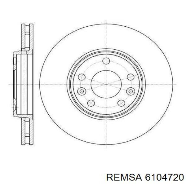 Frenos traseros Remsa 6104720