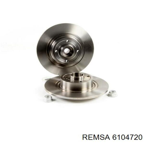 6104720 Remsa Freno de disco trasero