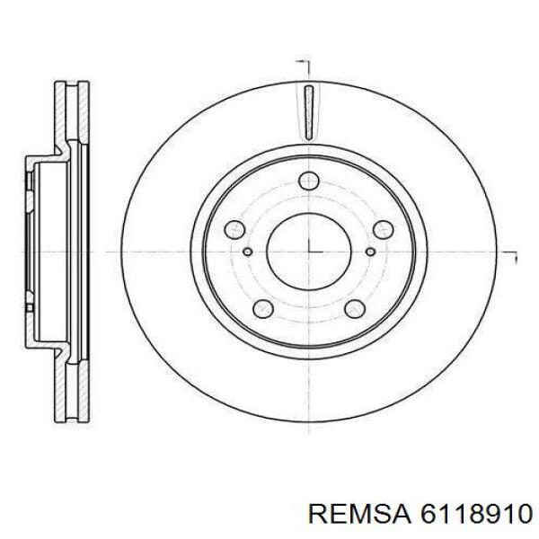 Frenos delanteros Remsa 6118910 precio, desde 34,57 EUR
