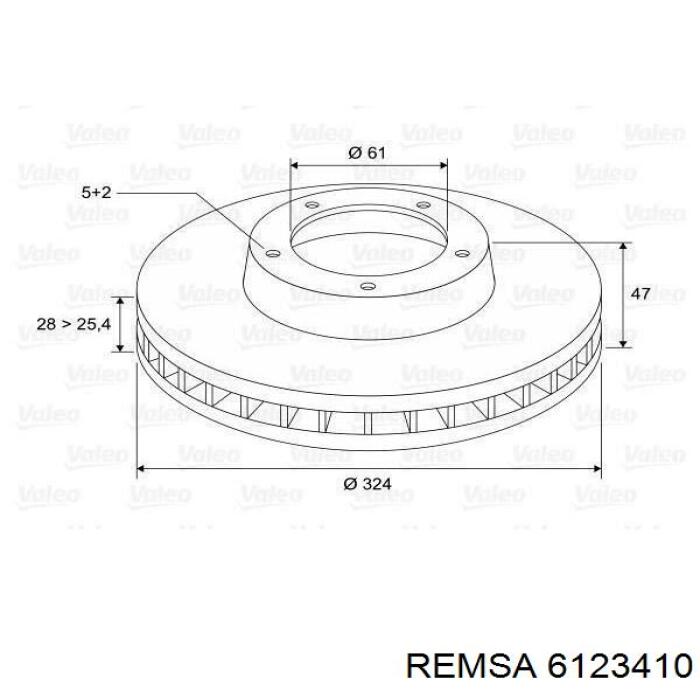 Freno de disco delantero Renault Espace 4 JK0