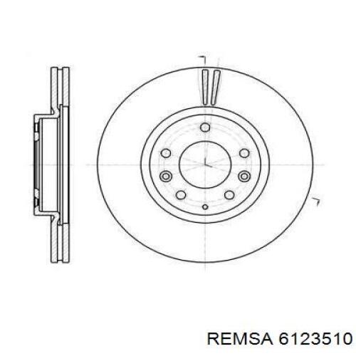 Comprar 6123510 Remsa Freno de disco delantero