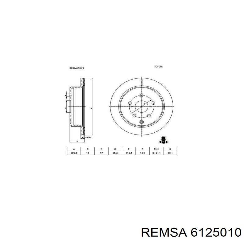 Freno de disco delantero Toyota Prius NHW20
