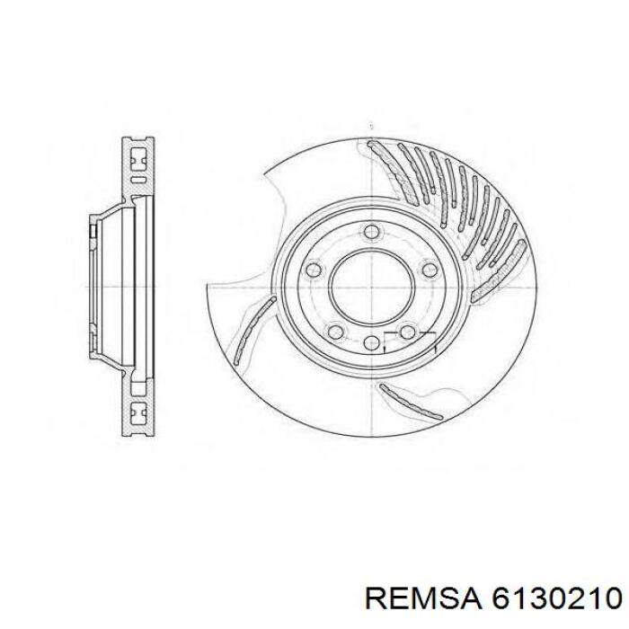 Frenos traseros Remsa 6130210