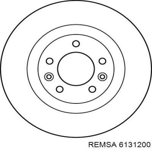 6131200 Remsa disco de freno trasero