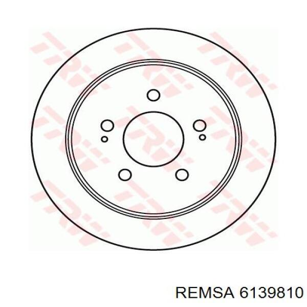 61398.10 Remsa disco de freno trasero