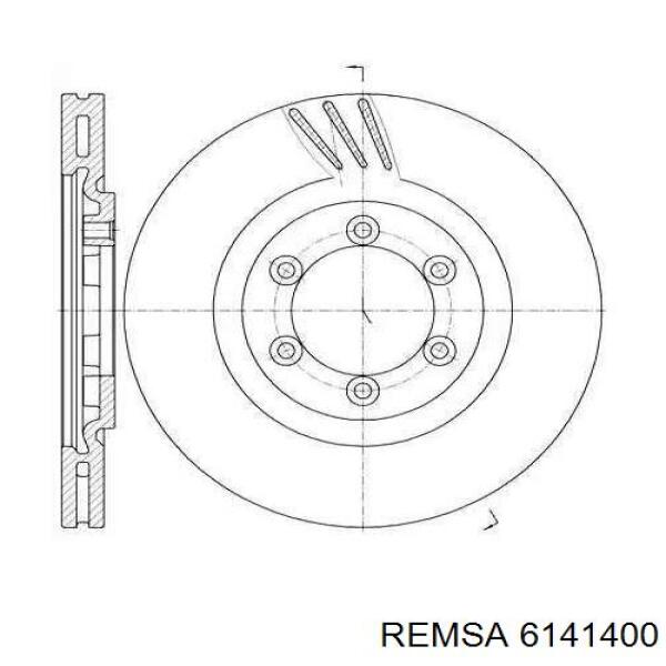 Disco de freno trasero SsangYong Actyon