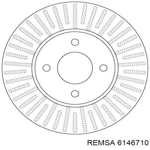 61467.10 Remsa freno de disco delantero