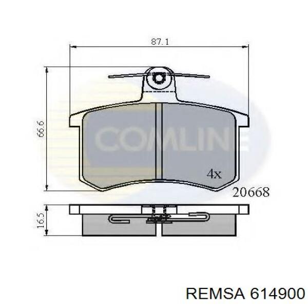 Disco de freno trasero Alfa Romeo 147 937