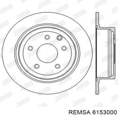 Disco de freno trasero Remsa 6153000 precio, desde 39,37 EUR