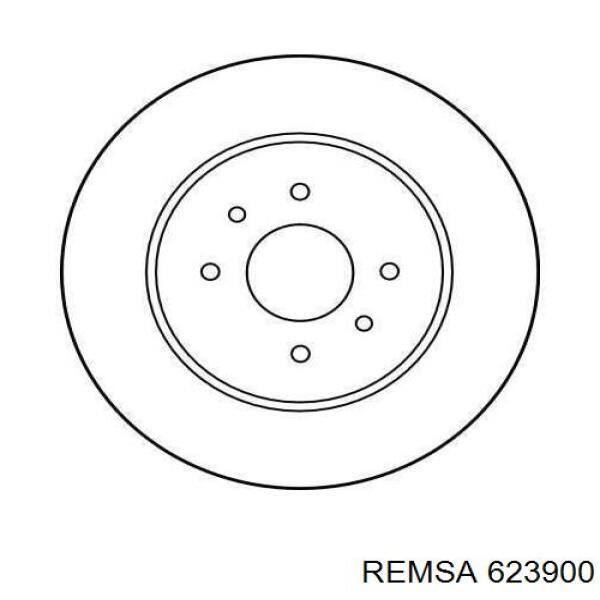 Frenos traseros Remsa 623900