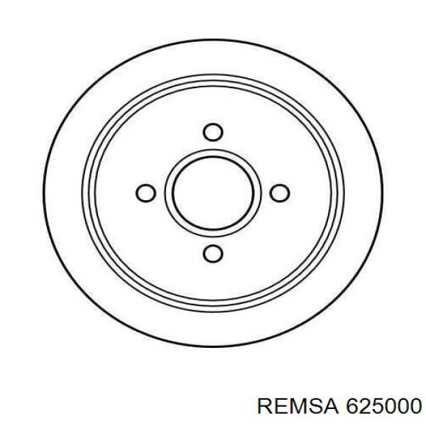 625000 Remsa disco de freno trasero