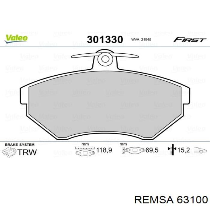 Pastillas de freno delanteras Seat Ibiza 2 6K1