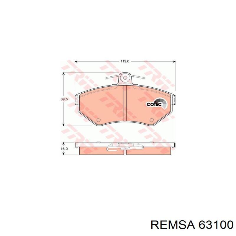 Pastillas de freno delanteras Seat Ibiza 2 6K1
