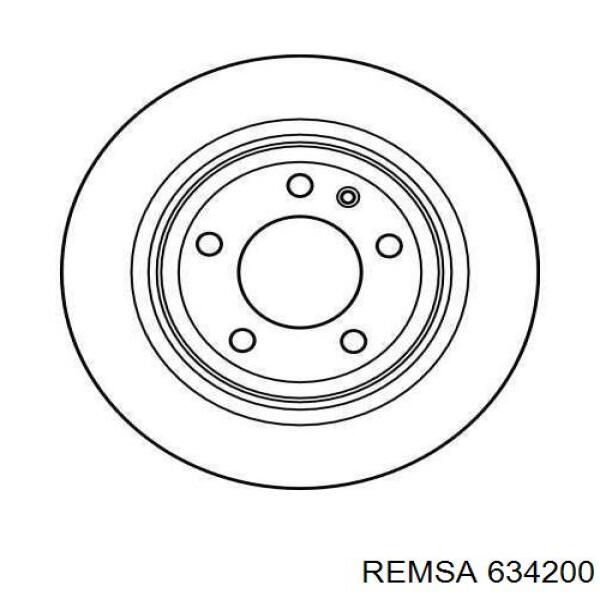 Disco de freno trasero BMW 5 E34