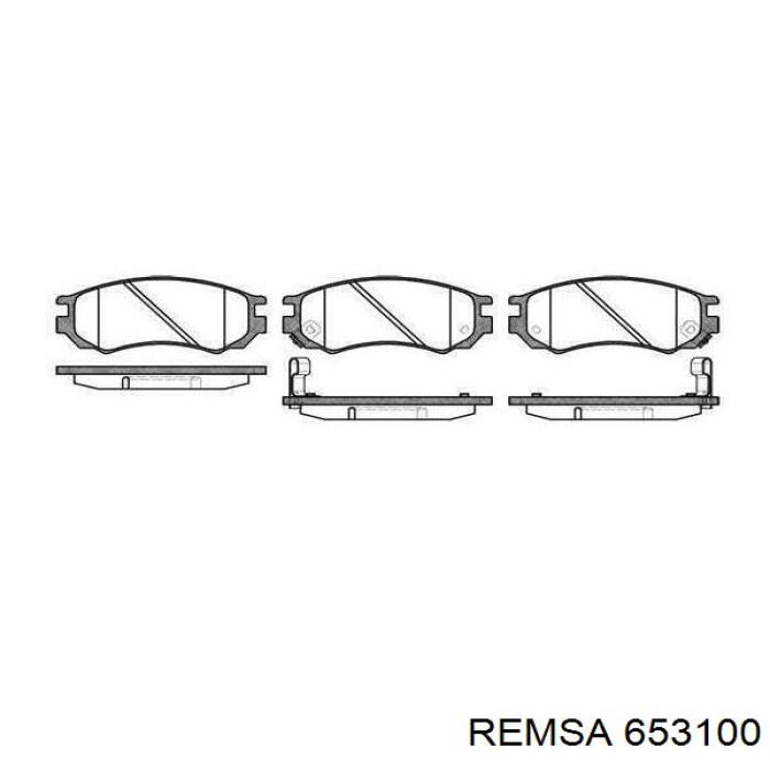 Frenos traseros Remsa 653100