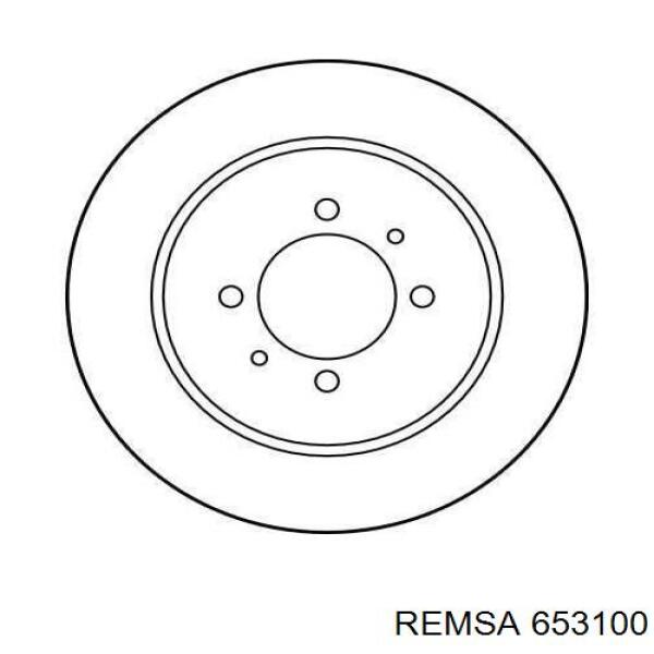 6531.00 Remsa disco de freno trasero