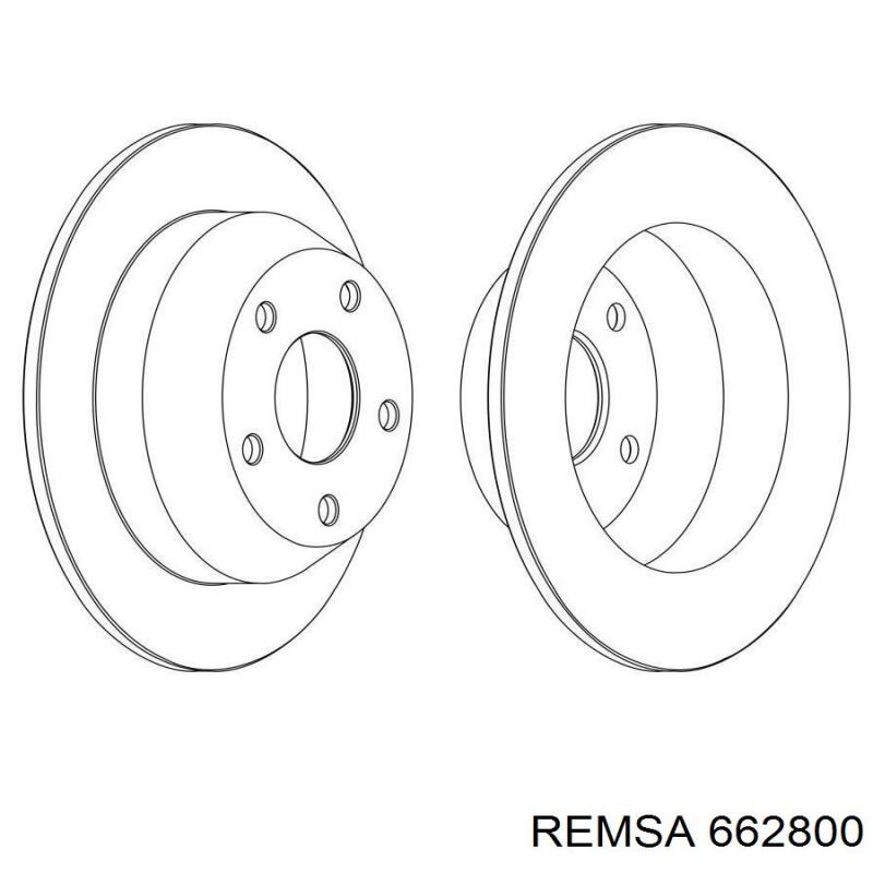 Disco de freno trasero Jeep Cherokee 2 XJ