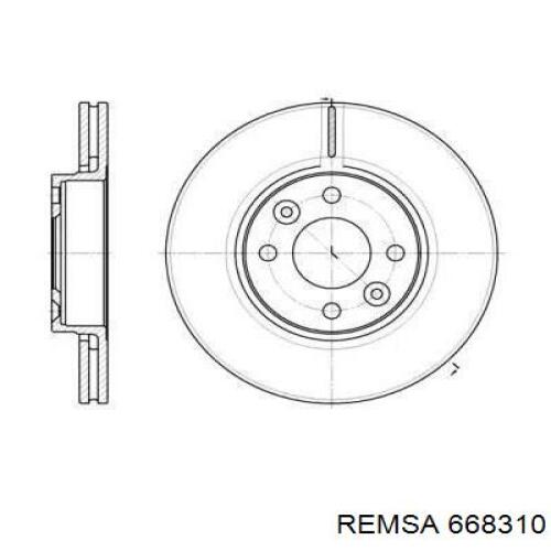 Freno de disco delantero Nissan Versa E12X