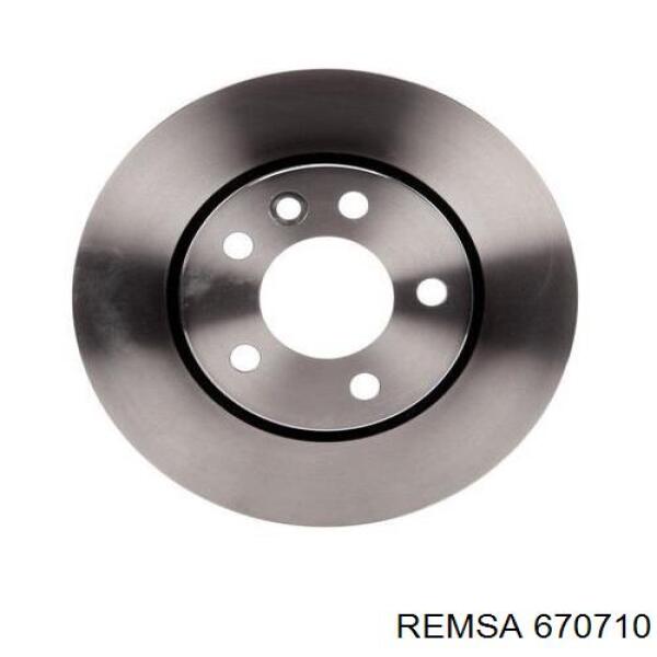 670710 Remsa Freno de disco trasero