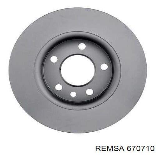 Disco de freno trasero Remsa 670710 precio, desde 40,43 EUR