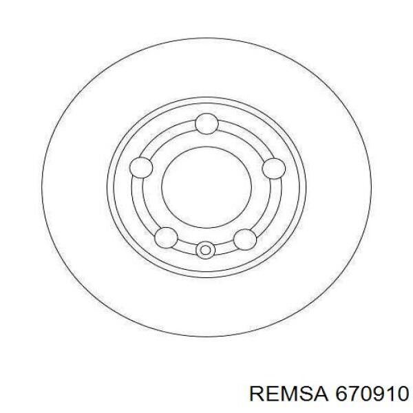 Frenos delanteros Remsa 670910 precio, desde 24,00 EUR