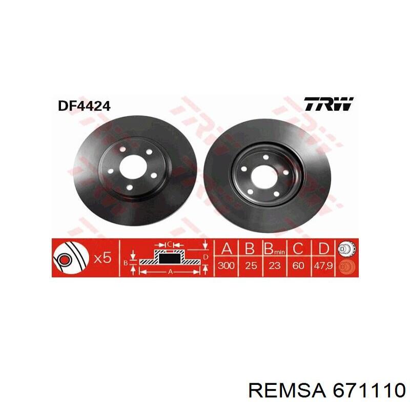 Freno de disco delantero Volvo V40 525, 526