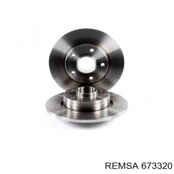 Disco de freno trasero Remsa 673320 precio, desde 64,95 EUR
